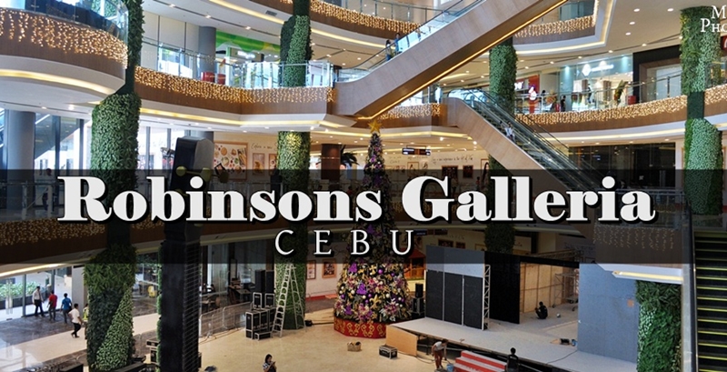 Touring Robinsons Galleria Cebu